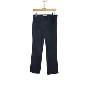 Tory Burch Charcoal Gray Classic Boot Low Rise Jeans Size 26